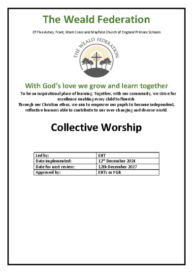 Collective Worship Policy