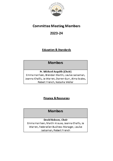 Committee Meeting Members 2023-24