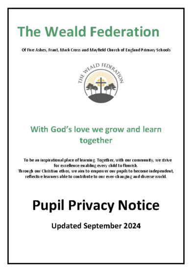 Pupil Privacy Notice