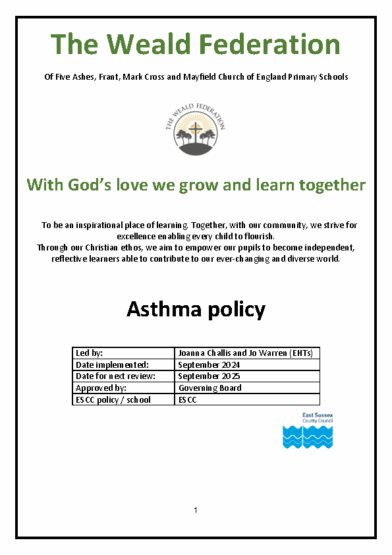 Asthma Policy