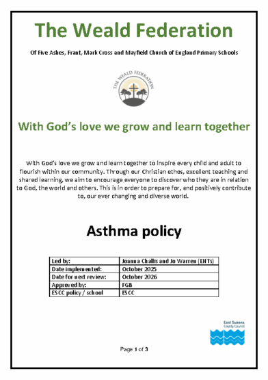 Asthma Policy