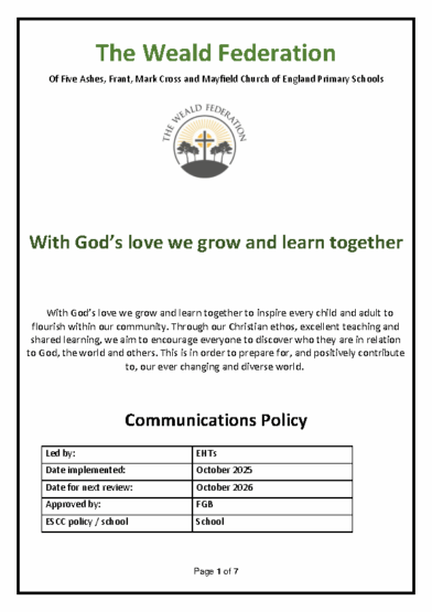 Communications Policy