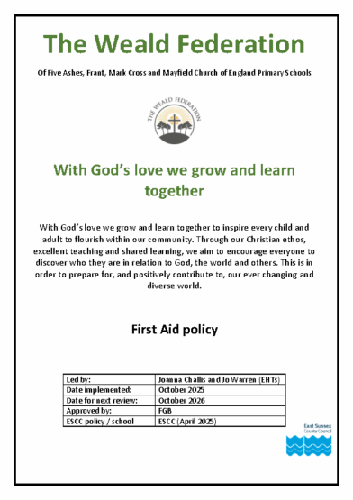 First Aid Policy