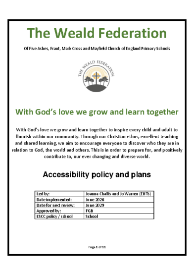 Accessiblity Policy